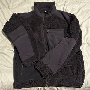 Uniqlo x Engineered Garments Full Zip Fleece Jacket - Black - Size Small